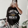 tired mom society vintage graphic tee shirt for women funny mom shirt edgy oversized t shirt best mom ever gift jbwbv