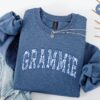 toile de jouy grammie sweatshirt for grandma best grandma gifts chinoiserie mothers day birthday crewneck dfbod