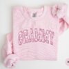 toile de jouy grandma sweatshirt pink crewneck first time grandma shirt best grandma gift for mothers day wj8ig