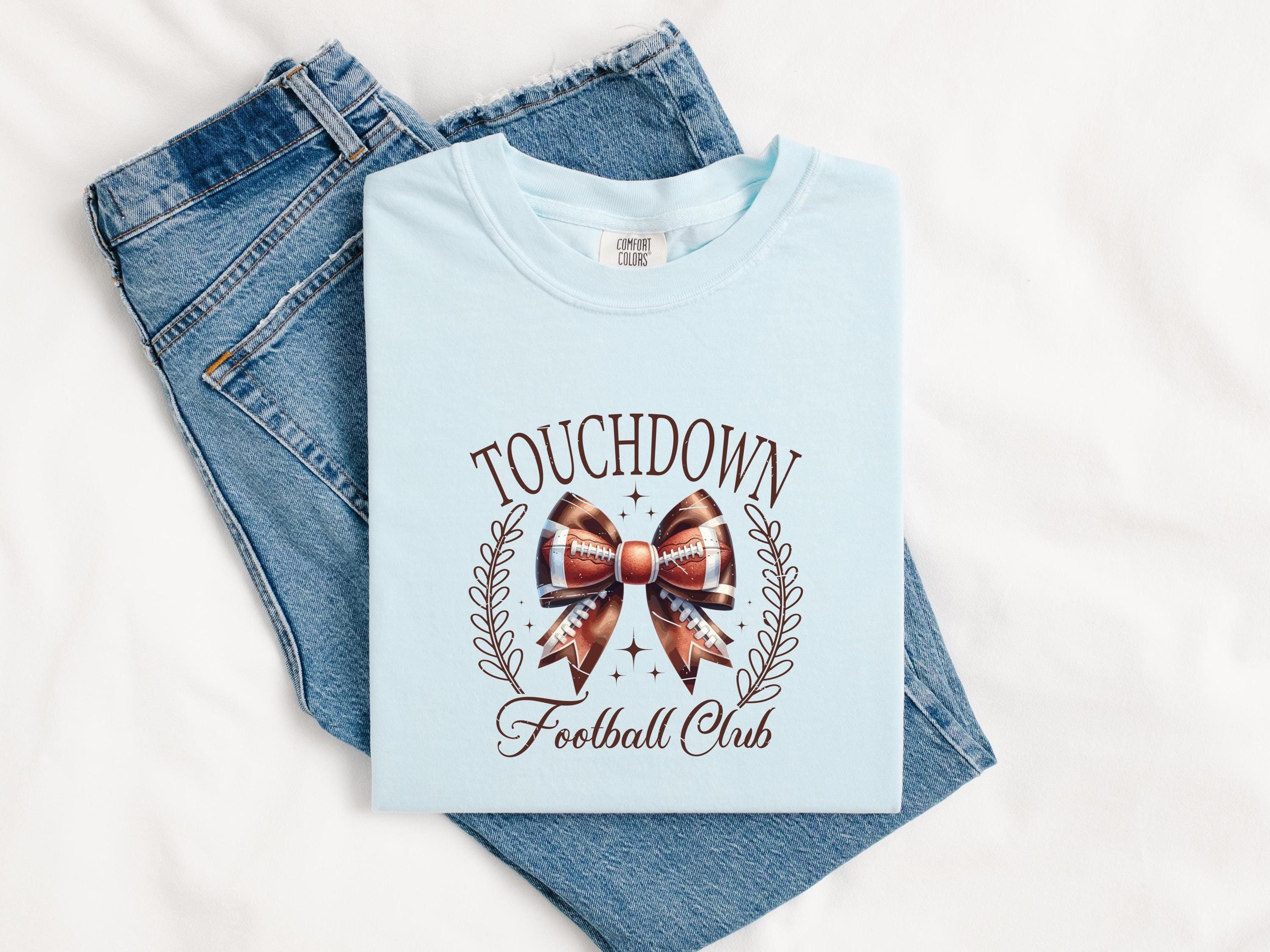 touchdown football club shirt for gameday cute comfort colors football tee unique touchdown design for fans fkswc scaled