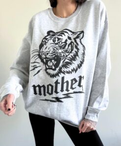 trendy badass mom sweatshirt hoodie for women oversized cute cool crewneck tattooed mama gifts 5ccyn