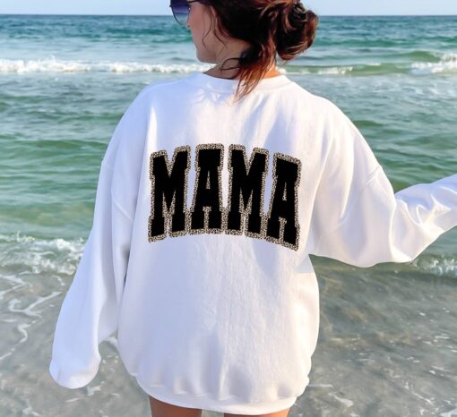 trendy mama leopard sweatshirt for mothers day funny mom sweater retro style comfortable and stylish mama apparel g7o7w