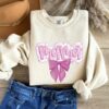 trendy pink bow shirt for moms retro mama sweatshirt merry christmas mom gift cute mom life shirt op68k scaled