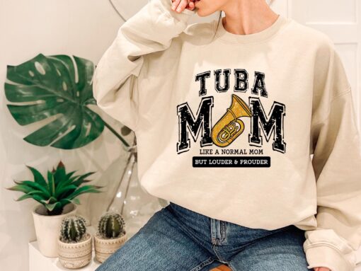 tuba mom shirt for marching band parents tuba player t shirt and sweatshirt unique gifts for music moms vijp5