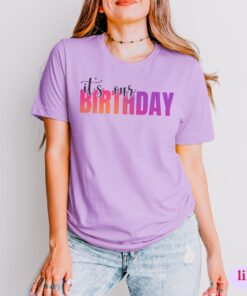 twin birthday shirts for adults matching twin tee its our birthday t shirt twin sister gift family party outfit kryan