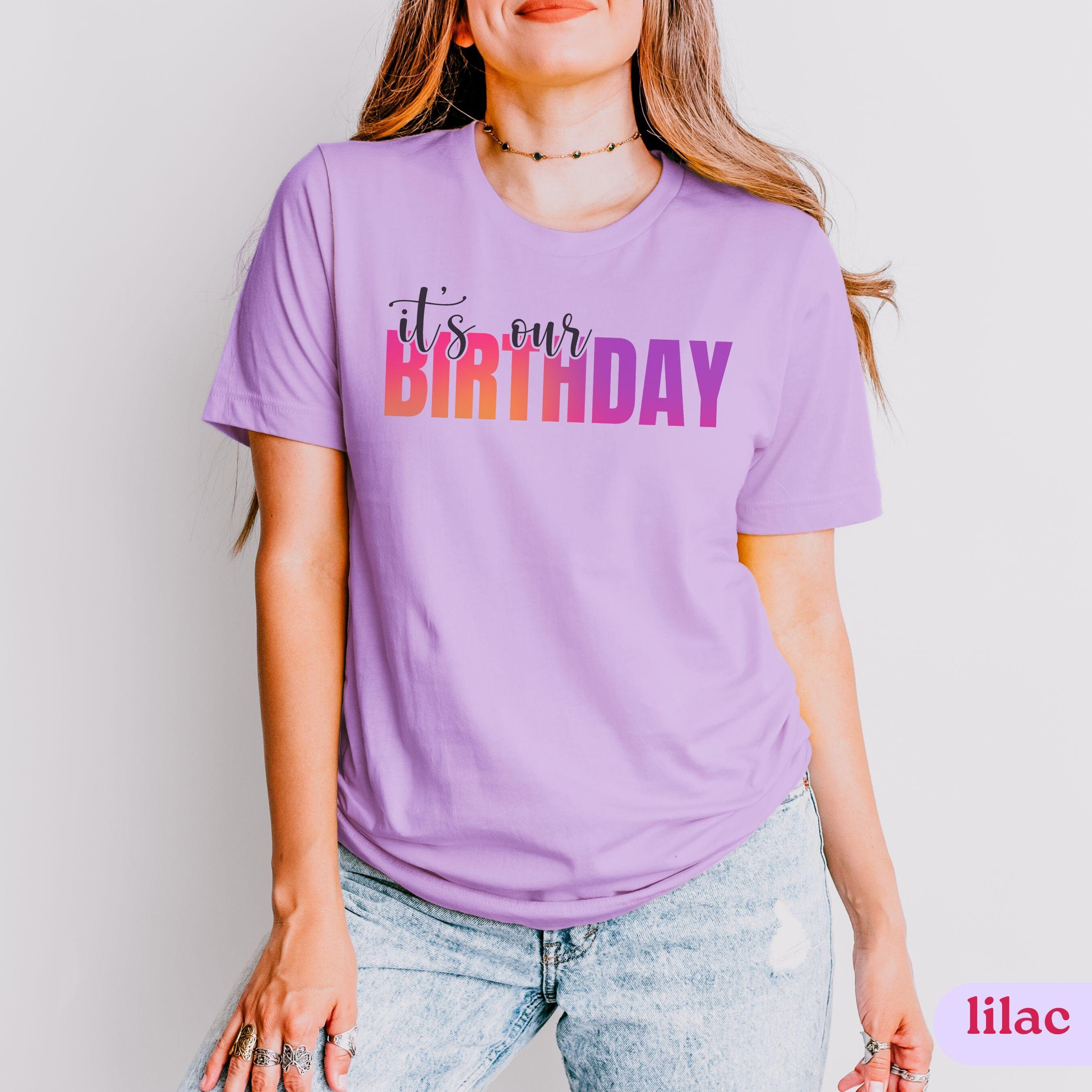 twin birthday shirts for adults matching twin tee its our birthday t shirt twin sister gift family party outfit kryan