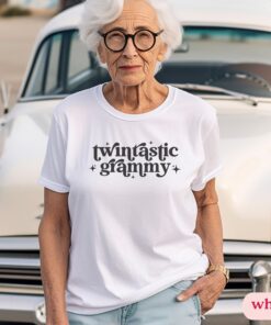 twin grandma shirt for twin grandmothers funny mothers day tee twintastic grammy t shirt unique gift for twin announcements tkwkb