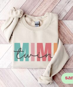 twin grandma sweatshirt for pregnancy reveal unique gifts for grandma of twins twin announcement apparel fnkh7