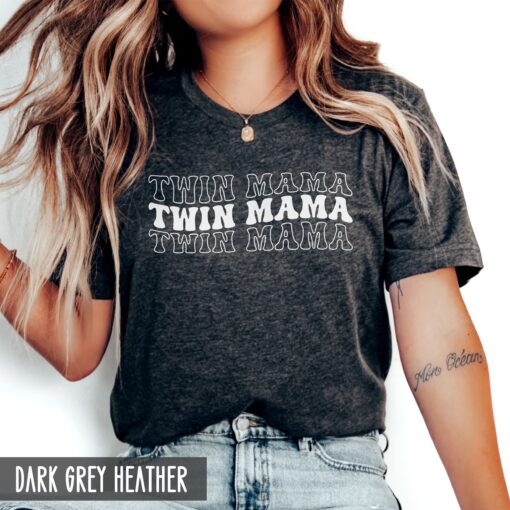 twin mama shirt for mom of twins funny t shirt unique outfit for new moms baby shower and mothers day gifts unisex fml7k