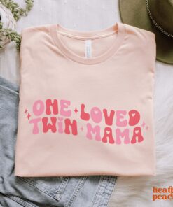 twin mama shirt for new moms valentines day twin pregnancy t shirt cute twin reveal gift for twin moms 1okyz