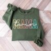Twin Mama Sweatshirt for Mom Life Valentines Day Gift New Twin Mama Crewneck Funny Twin Mom Shirt