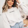 twin mama sweatshirt for moms of twins minimalist crewneck twin pregnancy announcement gifts for twin moms 4vayr scaled