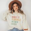 twin mama sweatshirt for mother of twins announcements cute gifts for twin moms mothers day crewneck y5v0i scaled