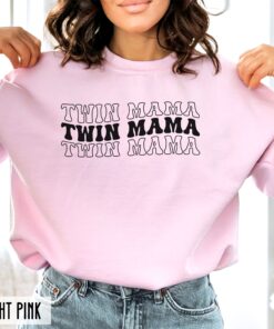 twin mama sweatshirt unisex mom of twins hoodie unique gift for new moms baby shower mothers day twin mom apparel 9fqzq