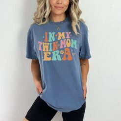 twin mom era t shirt for new moms twin mama shirt mom life tee mothers day gift for twin moms yqv8b