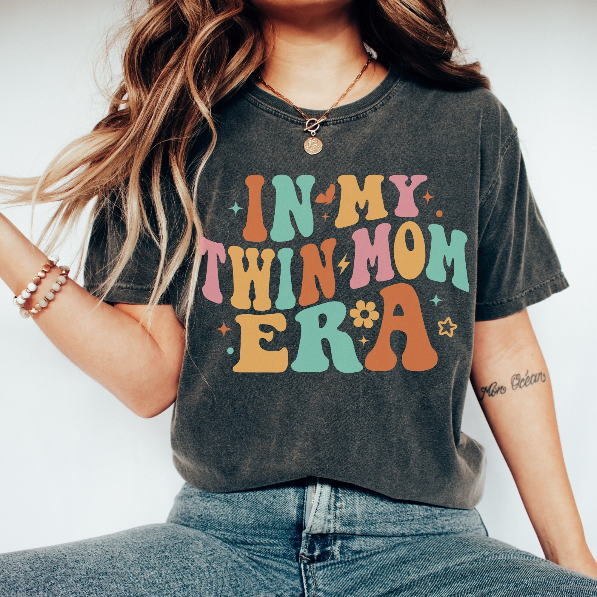 twin mom era t shirt for twin mamas cute mom life tee perfect mothers day gift for new moms