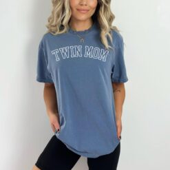 twin mom shirt for mothers day cute twin mama t shirt mom life tee unique gift for new twin moms fctat