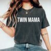 twin mom shirt for mothers of twins cute twin mama t shirt best mom of twins gift for new moms with daughter or son tzb2z