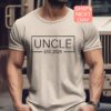 uncle est 2025 shirt promoted to uncle announcement tee personalized uncle t shirt new uncle gift idea epyoq