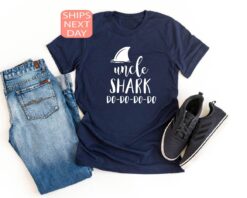uncle shark do do do shirt for birthday party funny uncle shark t shirt family reunion gift unique uncle shirt pvcnd