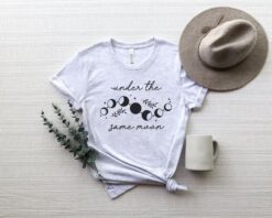 under the same moon celestial shirt long distance relationship shirt spiritual mystic t shirt positive clothing dtkic