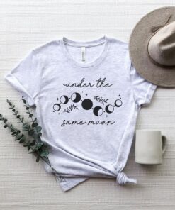 under the same moon celestial shirt long distance relationship shirt spiritual mystic t shirt positive clothing dtkic