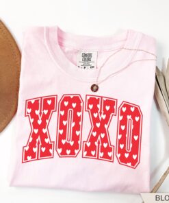 valentines day shirt for women xoxo heart tee cute retro love t shirt unique valentines gift for her dmwj5