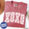 Valentines Day Shirt for Women XOXO Heart Tee Cute Retro Love T-Shirt Unique Valentines Gift for Her