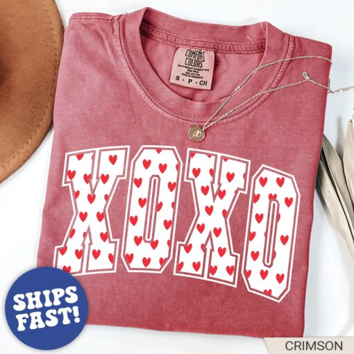 valentines day shirt for women xoxo heart tee cute retro love t shirt unique valentines gift for her lvzl7 scaled