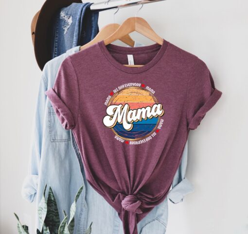 vintage 70s mama retro shirt boho floral t shirt cute mom life tee for mothers day and everyday wear 7cbgs