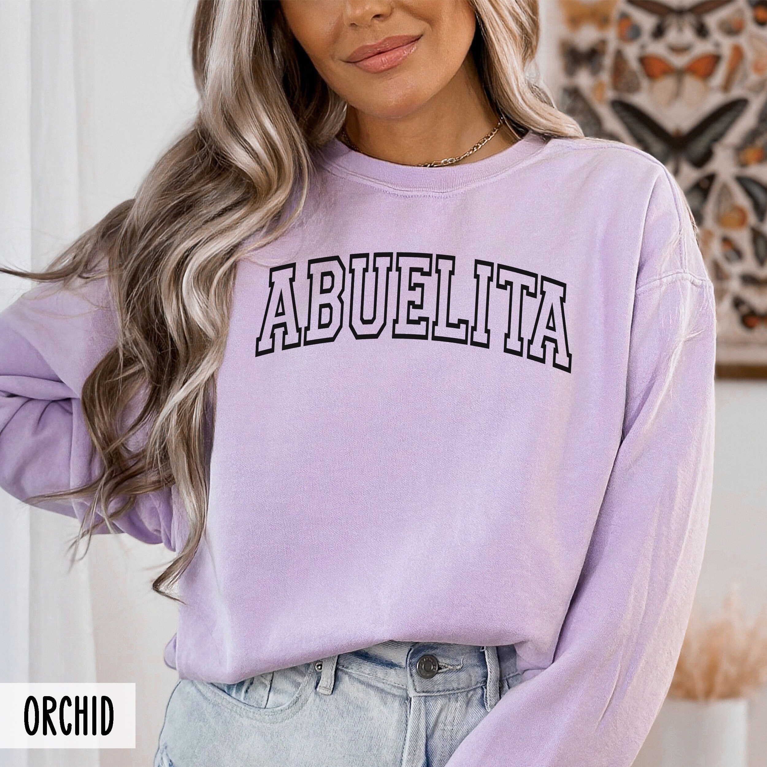 vintage abuelita sweatshirt for latina grandma crewneck spanish grandma gift unique abuela birthday sweater fevml