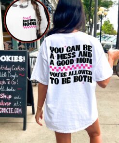 vintage aesthetic mom shirt you can be a mess and still be a good mom graphic tee for women retro y2k grunge style 6vidr