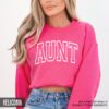 vintage aunt sweatshirt for new aunts best aunt ever hoodie baby announcement gift from niece or nephew arqeu