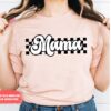 Vintage Checkered Mama Shirt Retro Motherhood Tee Funny Mom Life T-Shirt Best Mom Ever Mothers Day Gift 2 vintage checkered mama shirt retro motherhood tee funny mom life t shirt best mom ever mothers day gift thb3t