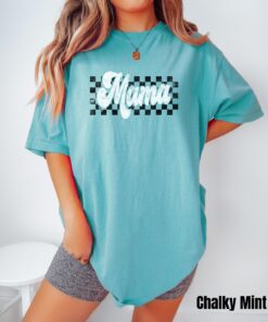 vintage checkered mama shirt retro style tee for moms motherhood t shirt cute mom life apparel perfect for mothers day pjf7o