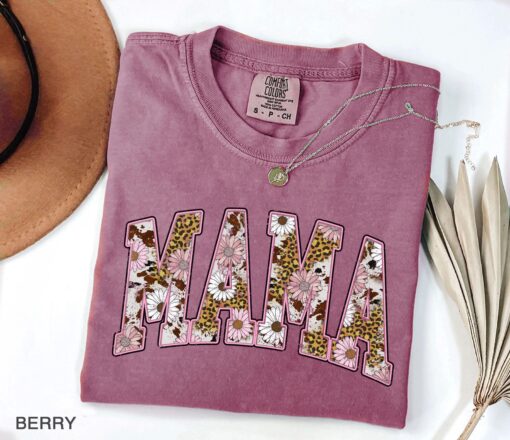 vintage daisy flower mama t shirt for strong women funny mom shirt mothers day gift cute mom tee womens apparel b7jlu scaled