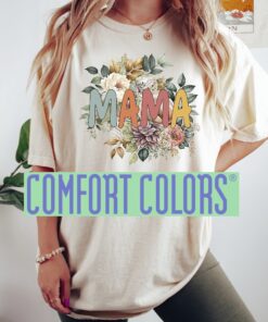 vintage floral mama t shirt for strong women cute mom life tee best mom ever shirt for mothers day gifts hiffq