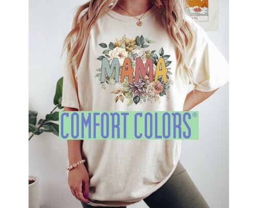 vintage floral mama t shirt for strong women cute mom life tee best mom ever shirt for mothers day gifts hiffq