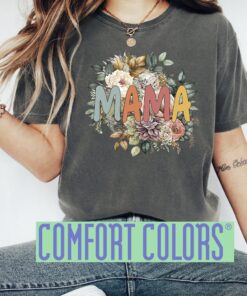 vintage floral mama t shirt for strong women cute mom life tee best mom ever shirt for mothers day gifts u8wjt