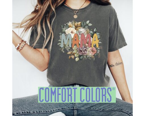 vintage floral mama t shirt for strong women cute mom life tee best mom ever shirt for mothers day gifts u8wjt
