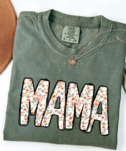 vintage floral mama t shirt for strong women cute mom life tee best mom ever shirt graphic tee for mothers day lzl5p