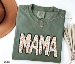 vintage floral mama t shirt for strong women cute mom life tee best mom ever shirt graphic tee for mothers day lzl5p scaled