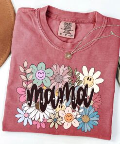 vintage floral mama t shirt for strong women funny mom life shirt best mom ever tee perfect for mothers day gifts 5ltcc