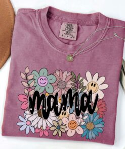 vintage floral mama t shirt for strong women funny mom life shirt best mom ever tee perfect for mothers day gifts 9aael