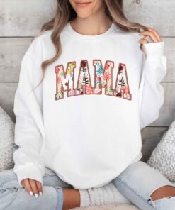 vintage floral mama t shirt for strong women funny mom life shirt cute graphic tee for mothers day gifts dysdk