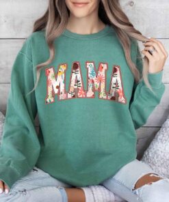 vintage floral mama t shirt for strong women funny mom life shirt cute graphic tee for mothers day gifts k73du