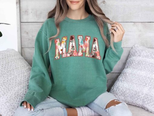 vintage floral mama t shirt for strong women funny mom life shirt cute graphic tee for mothers day gifts k73du