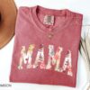 vintage floral mama t shirt for strong women funny mom life tee mothers day gift graphic womens shirt 2bt7d scaled