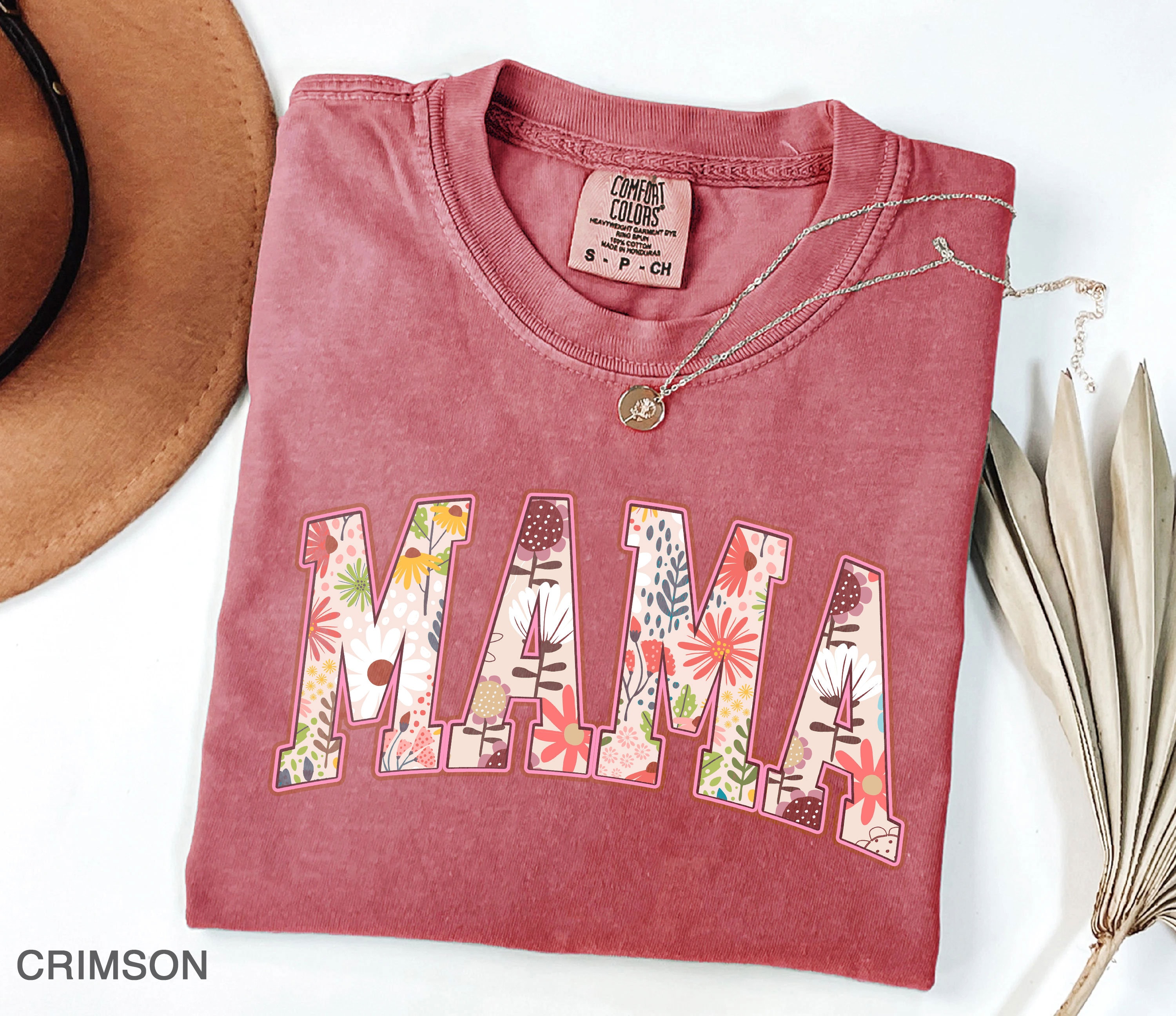 vintage floral mama t shirt for strong women funny mom life tee mothers day gift graphic womens shirt 2bt7d scaled