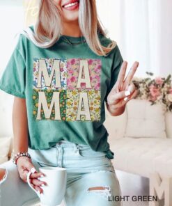 vintage floral mama t shirt for strong women funny mom shirt perfect for mothers day graphic tee womens apparel pp2of